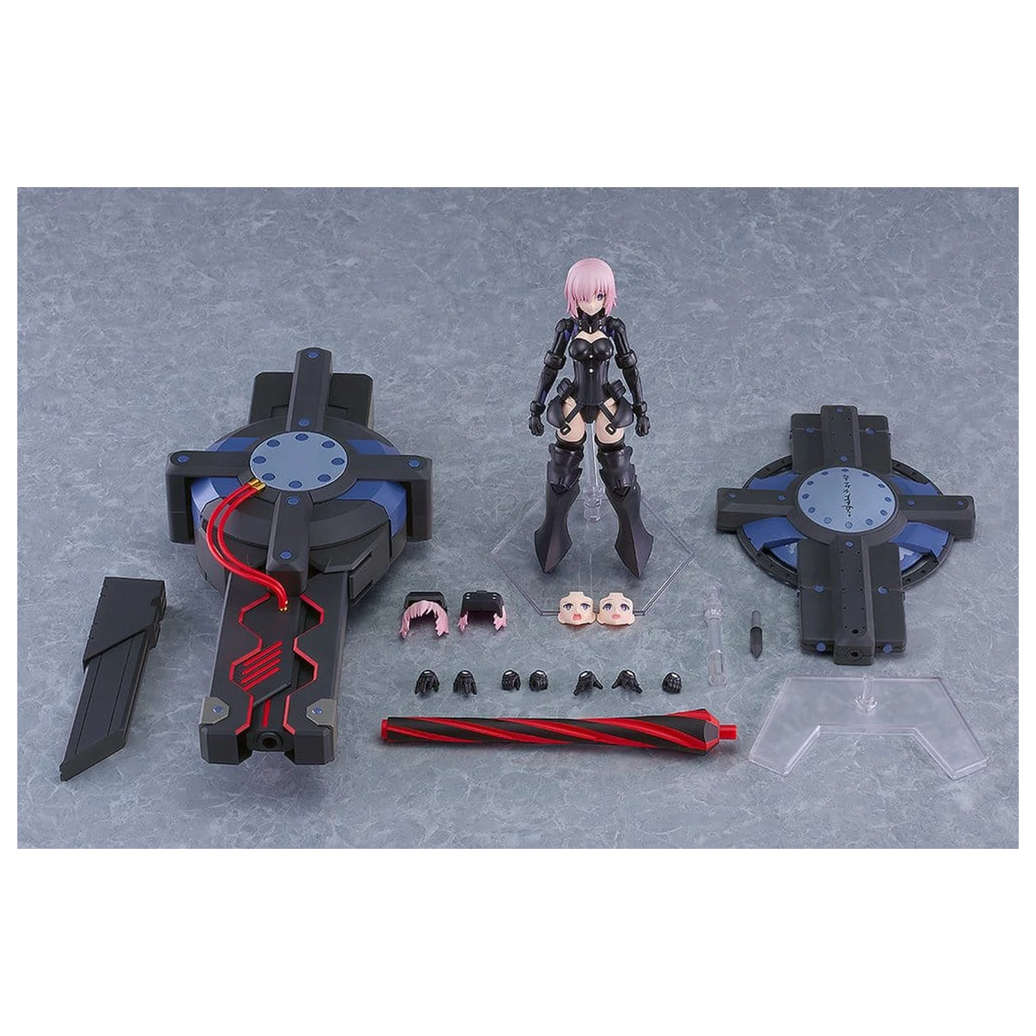 Fate/Grand Order Plamatea Plastikmodellbausatz Shielder/Mash Kyrielight (Ortinax) Black Barrel Edition 17 cm Produktfoto