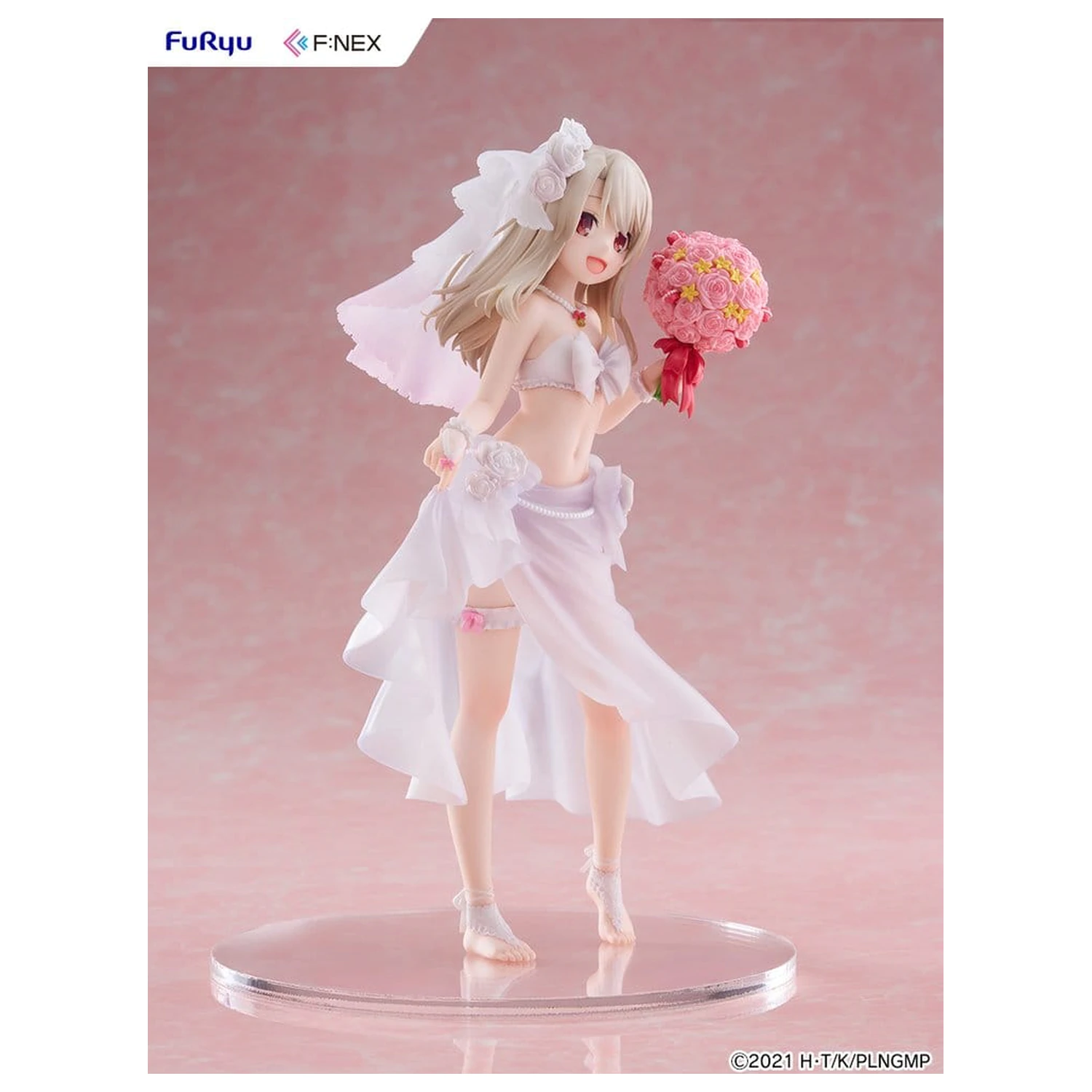 Fate/kaleid liner Prisma Illya: Licht - The Nameless Girl F:NEX PVC Figur 1/7 Illyasviel von Einzbern Wedding Swimsuit Ver. 21 cm Produktfoto