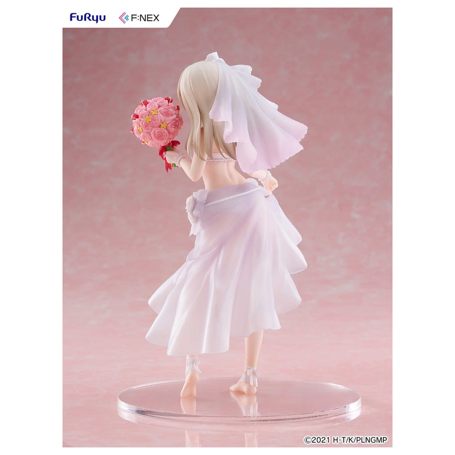 Fate/kaleid liner Prisma Illya: Licht - The Nameless Girl F:NEX PVC Figur 1/7 Illyasviel von Einzbern Wedding Swimsuit Ver. 21 cm Produktfoto