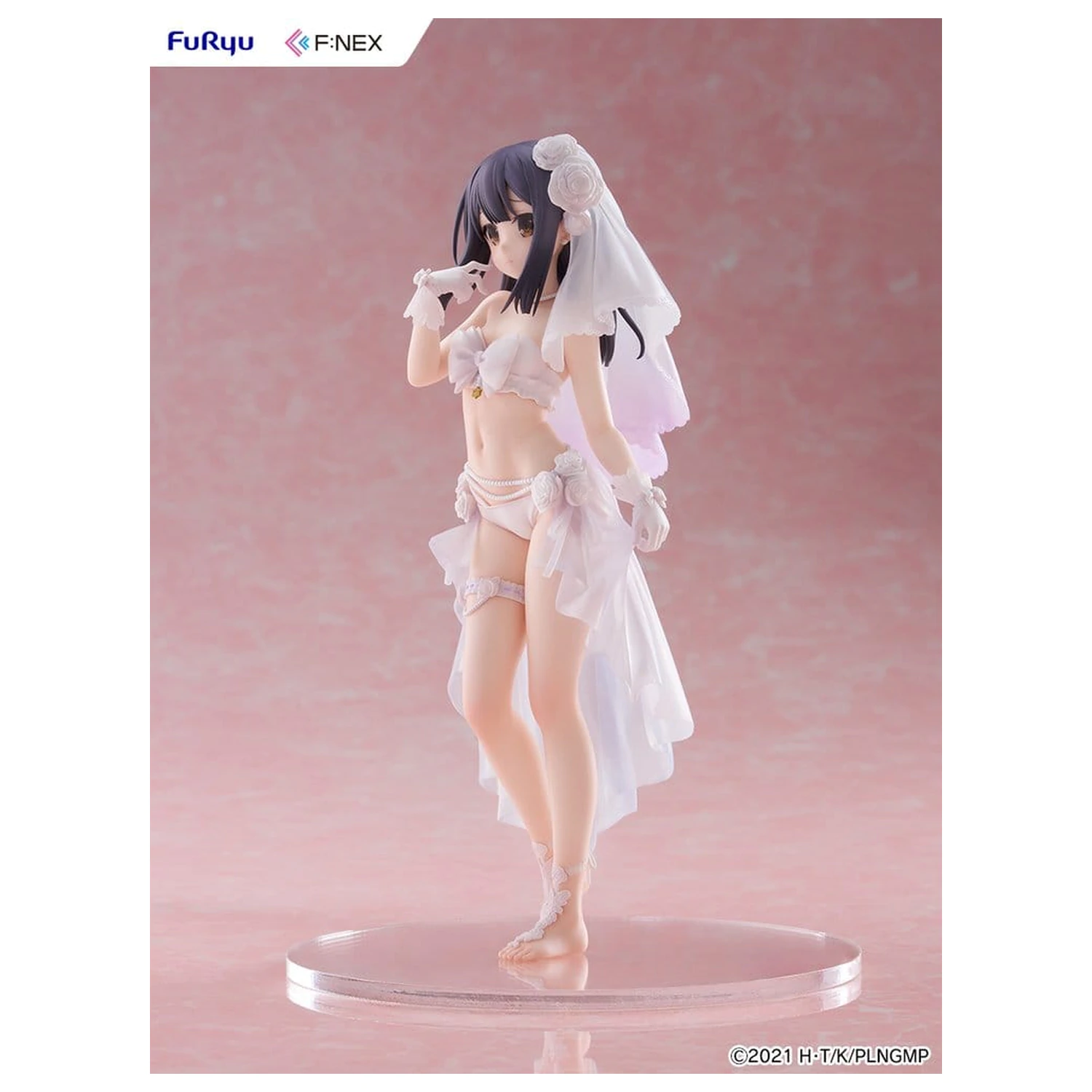 Fate/kaleid liner Prisma Illya: Licht - The Nameless Girl F:NEX PVC Figur 1/7 Miyu Edelfelt Wedding Swimsuit Ver. 21 cm Produktfoto