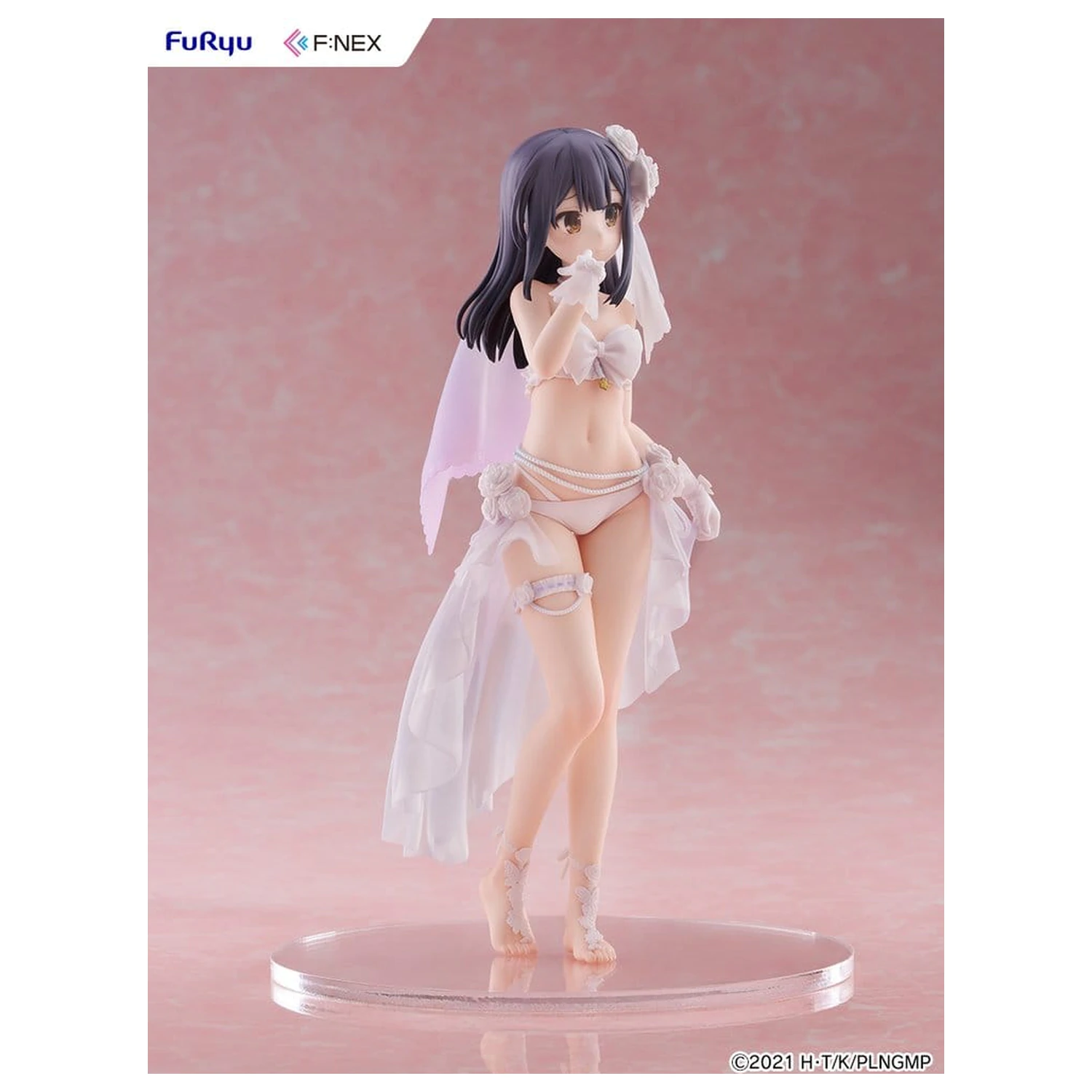 Fate/kaleid liner Prisma Illya: Licht - The Nameless Girl F:NEX PVC Figur 1/7 Miyu Edelfelt Wedding Swimsuit Ver. 21 cm Produktfoto