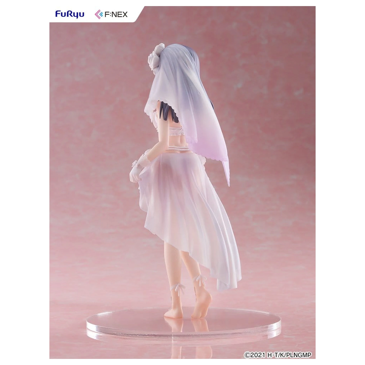 Fate/kaleid liner Prisma Illya: Licht - The Nameless Girl F:NEX PVC Figur 1/7 Miyu Edelfelt Wedding Swimsuit Ver. 21 cm Produktfoto