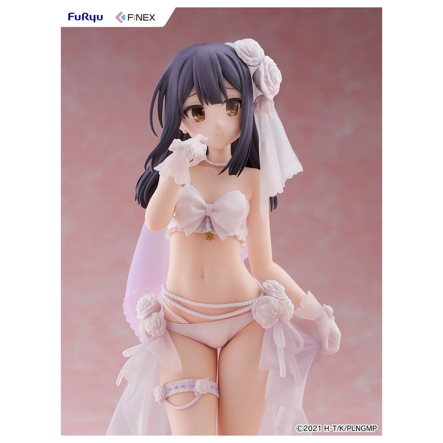 Fate/kaleid liner Prisma Illya: Licht - The Nameless Girl F:NEX PVC Figur 1/7 Miyu Edelfelt Wedding Swimsuit Ver. 21 cm Produktfoto