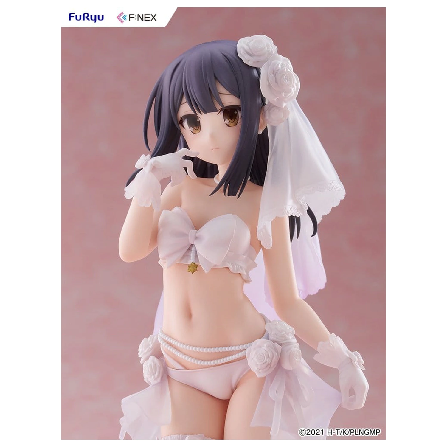 Fate/kaleid liner Prisma Illya: Licht - The Nameless Girl F:NEX PVC Figur 1/7 Miyu Edelfelt Wedding Swimsuit Ver. 21 cm Produktfoto
