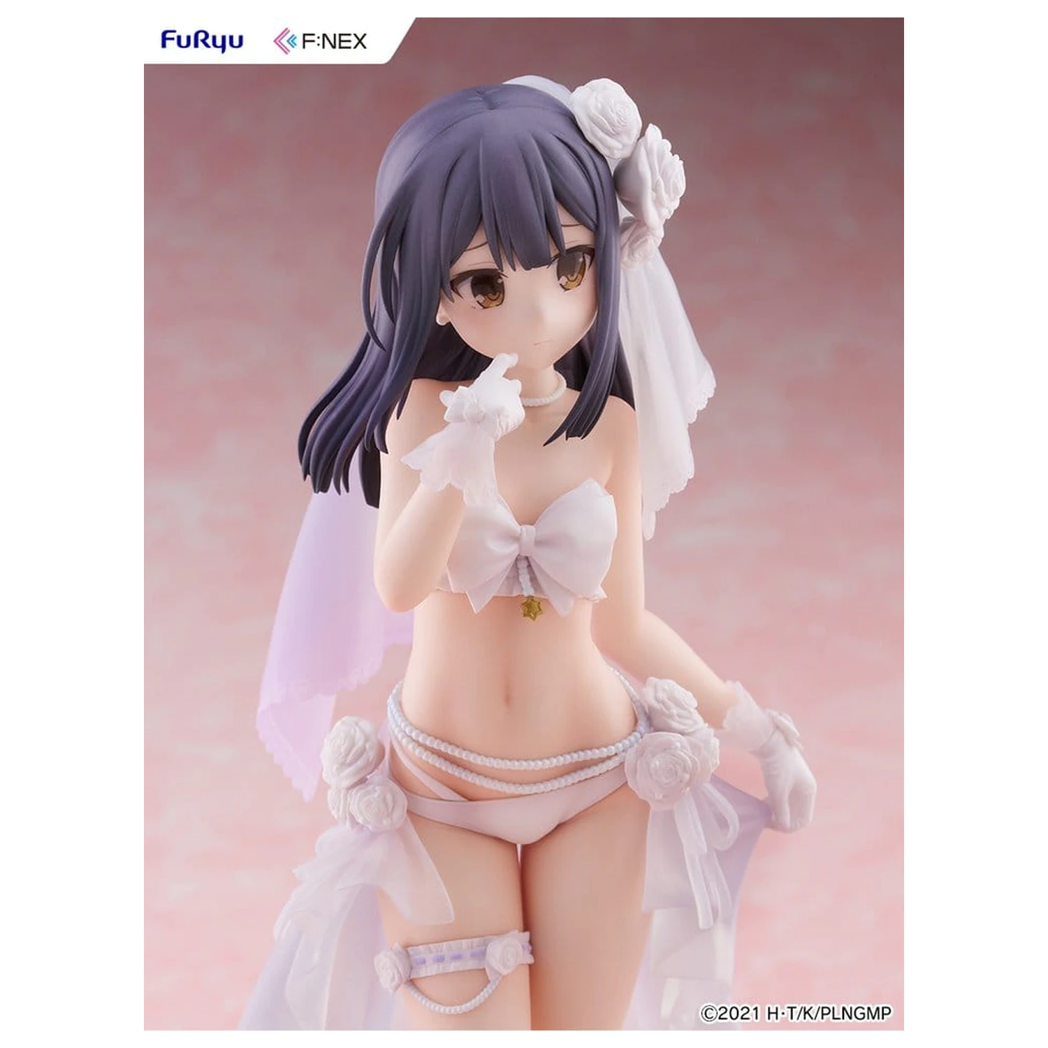 Fate/kaleid liner Prisma Illya: Licht - The Nameless Girl F:NEX PVC Figur 1/7 Miyu Edelfelt Wedding Swimsuit Ver. 21 cm Produktfoto