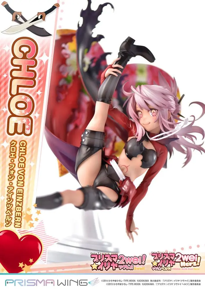 Fate/kaleid liner Prisma Illya Prisma Wing PVC Statue 1/7 Chloe von Einzbern 20 cm termékfotó