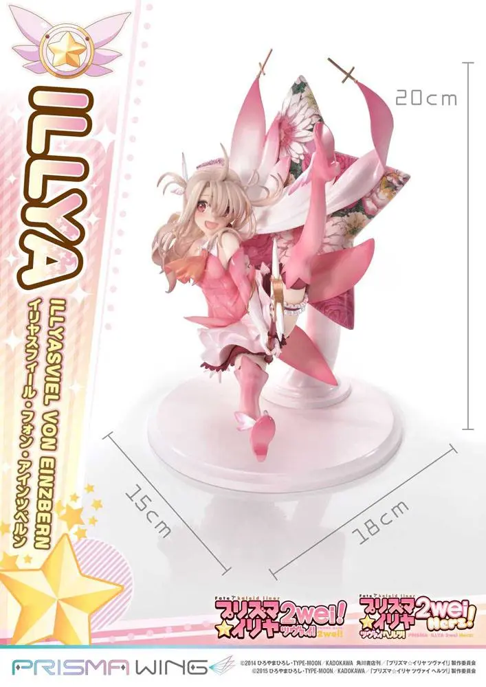 Fate Prisma Wing PVC Statue 1/7 Illyasviel von Einzbern Bonus Version 20 cm termékfotó