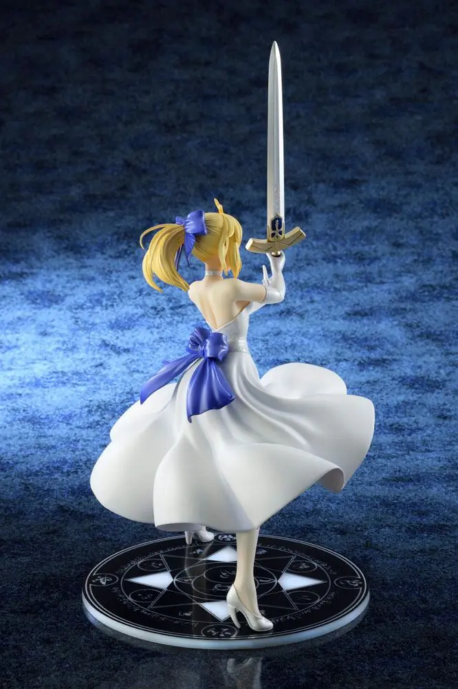Fate/Stay Night Unlimited Blade Works PVC Statue 1/8 Saber White Dress Renewal Version (re-run) 20 cm Produktfoto