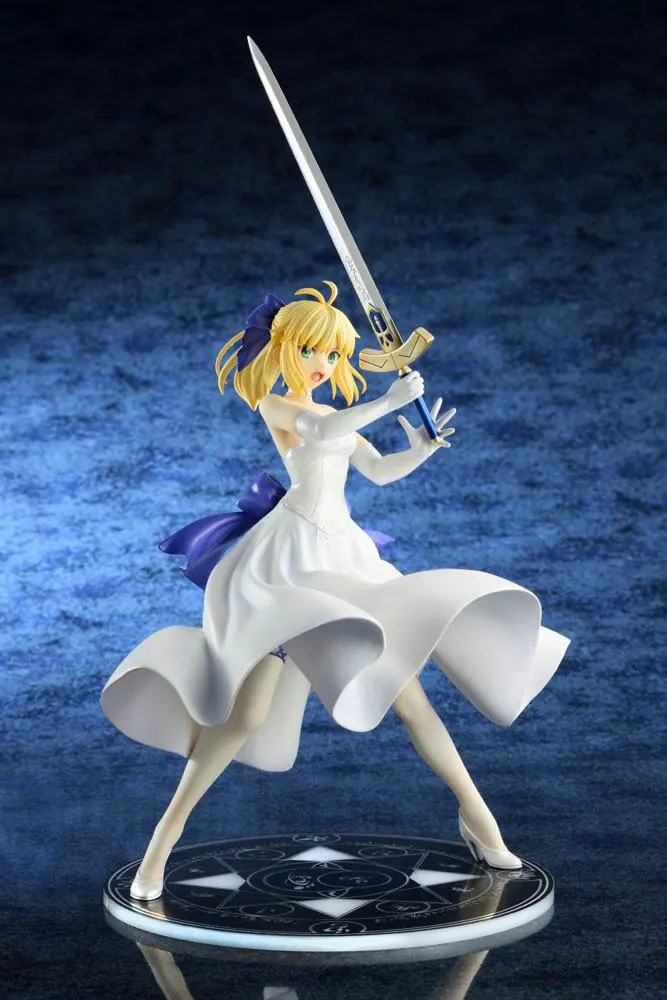 Fate/Stay Night Unlimited Blade Works PVC Statue 1/8 Saber White Dress Renewal Version (re-run) 20 cm Produktfoto