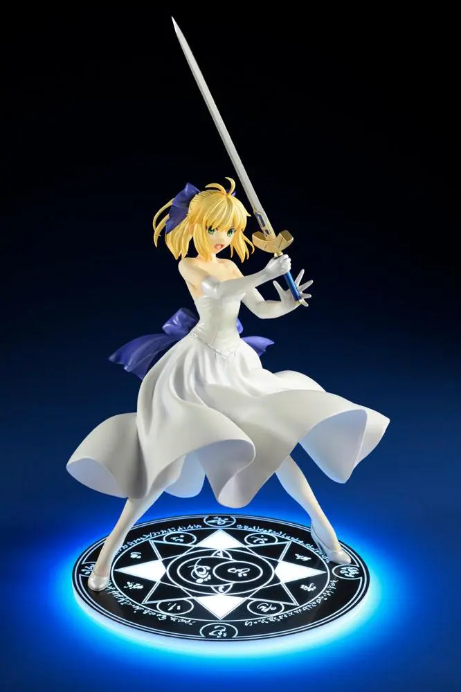 Fate/Stay Night Unlimited Blade Works PVC Statue 1/8 Saber White Dress Renewal Version (re-run) 20 cm Produktfoto