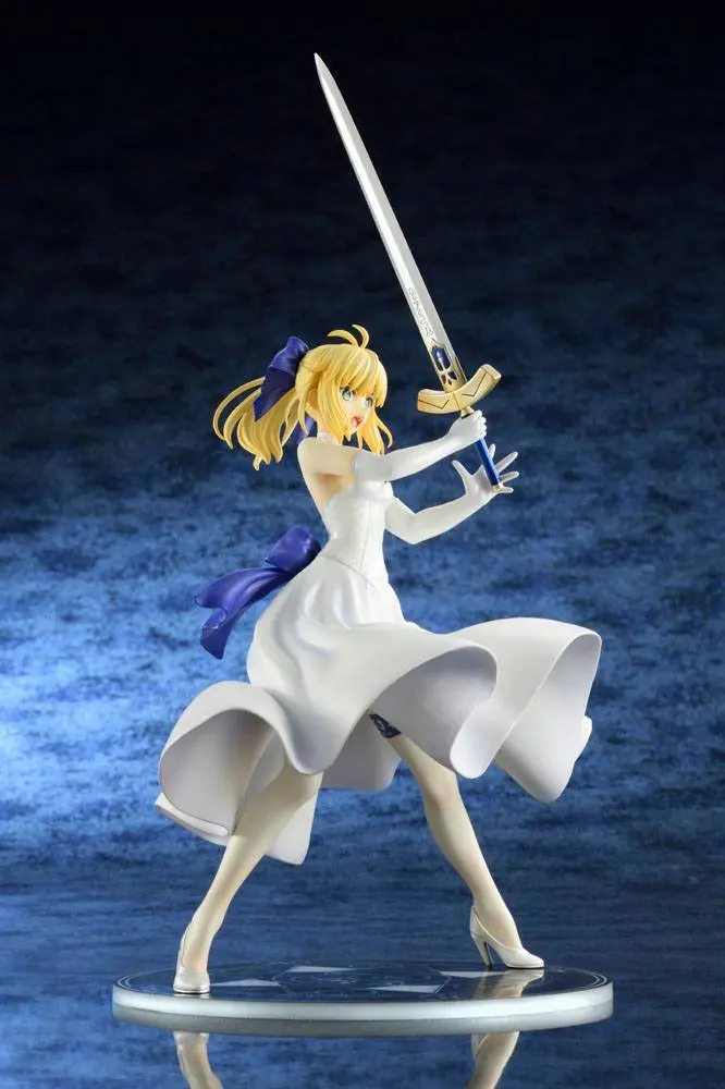 Fate/Stay Night Unlimited Blade Works PVC Statue 1/8 Saber White Dress Renewal Version (re-run) 20 cm Produktfoto