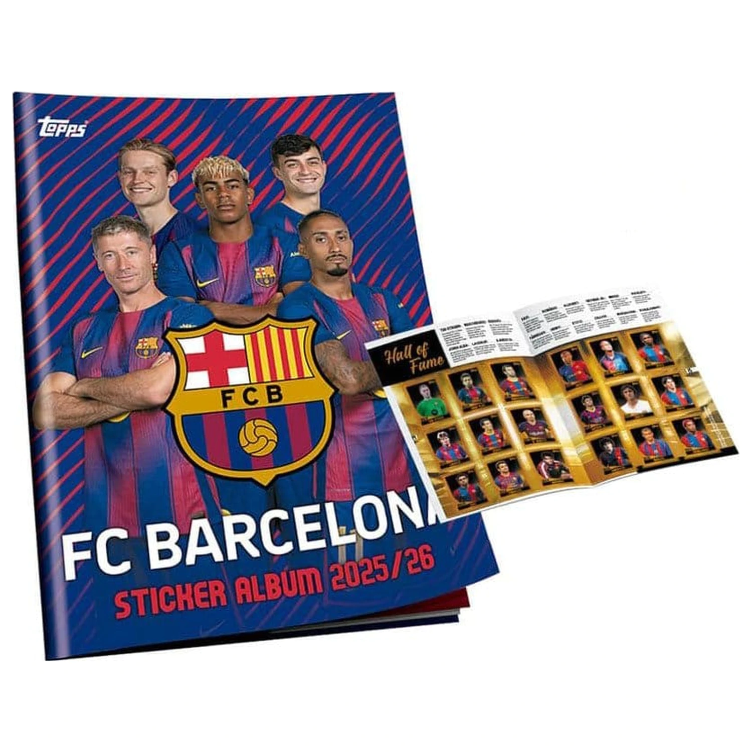 FC Barcelona 2025/26 Sticker Sammelalbum Set Produktfoto