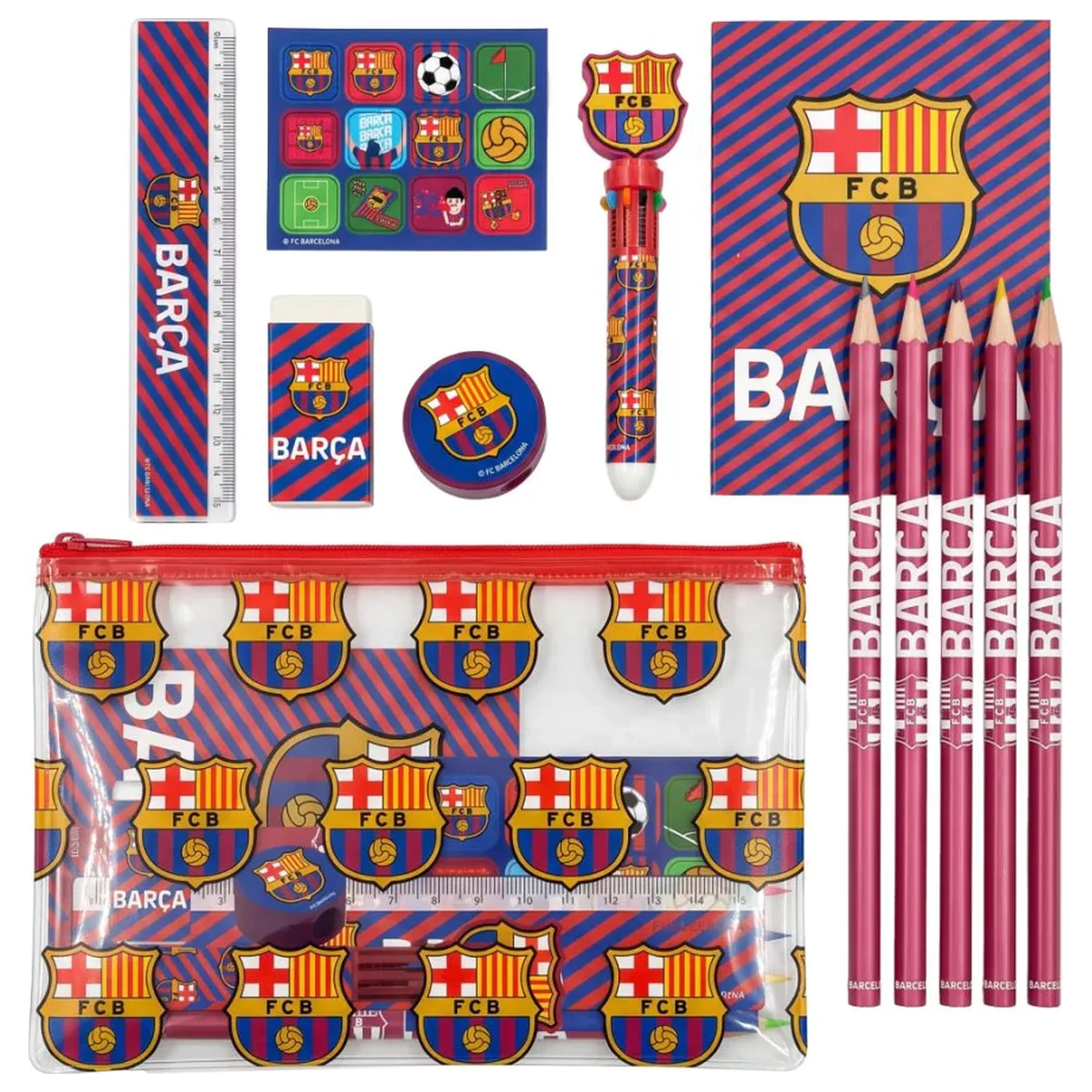 FC Barcelona Barca Schreibwaren-Set Produktfoto