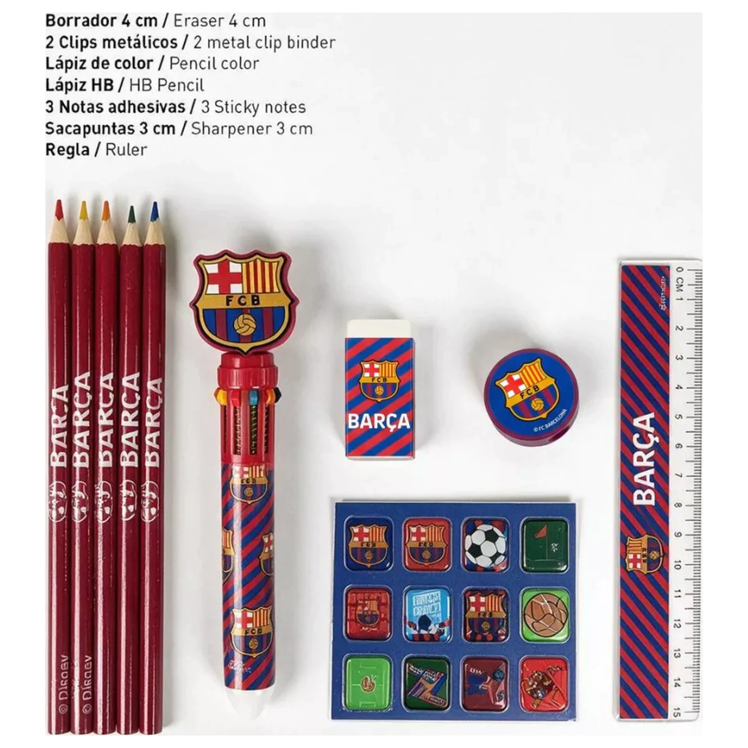 FC Barcelona Barca Schreibwaren-Set Produktfoto