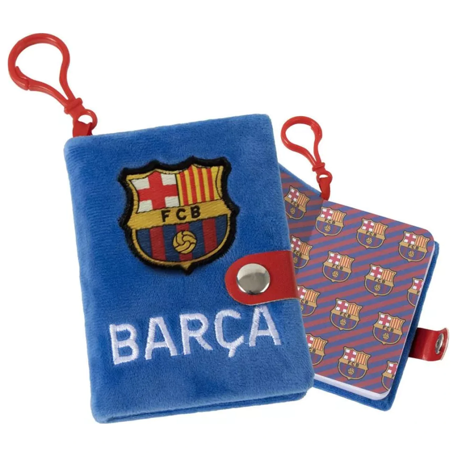 FC Barcelona Barca Plüsch Mini Notizbuch Produktfoto