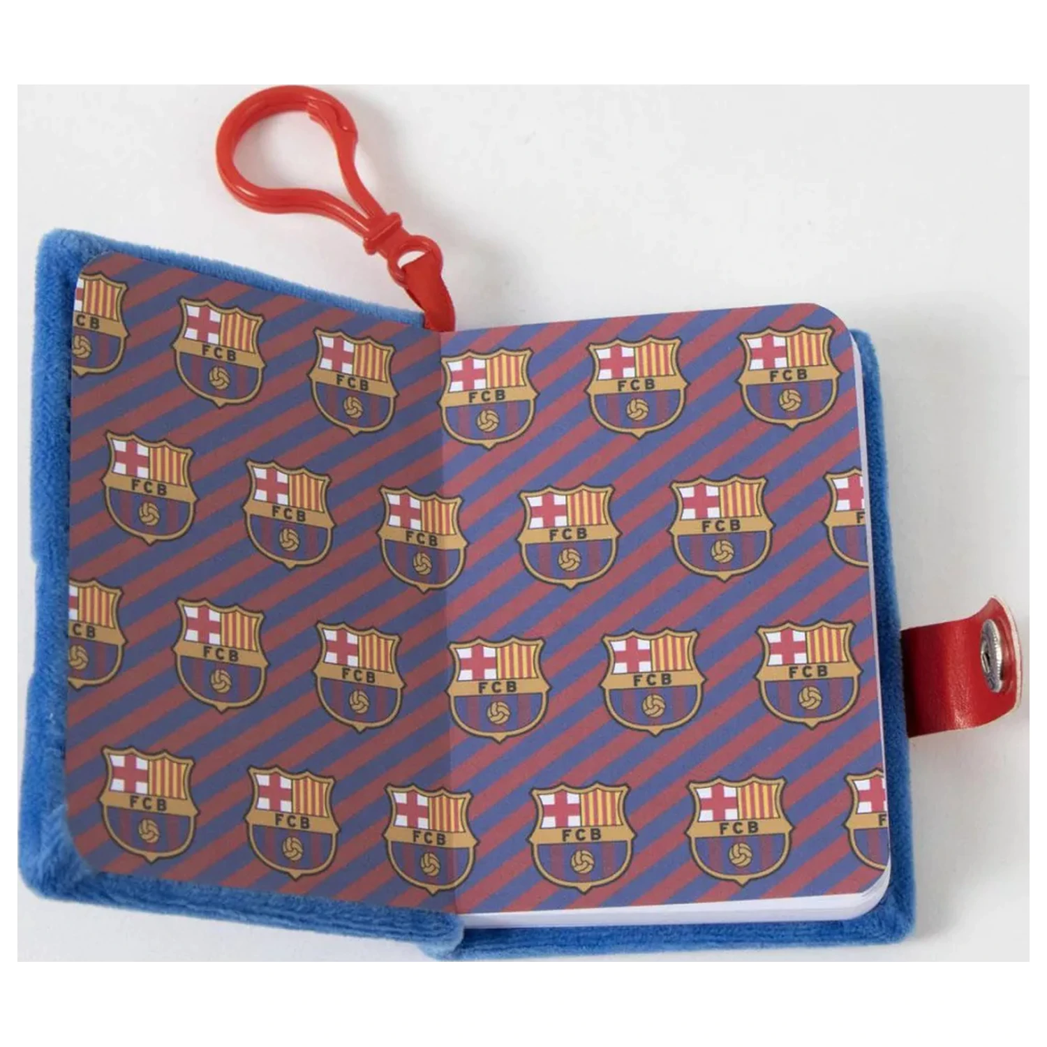 FC Barcelona Barca Plüsch Mini Notizbuch Produktfoto