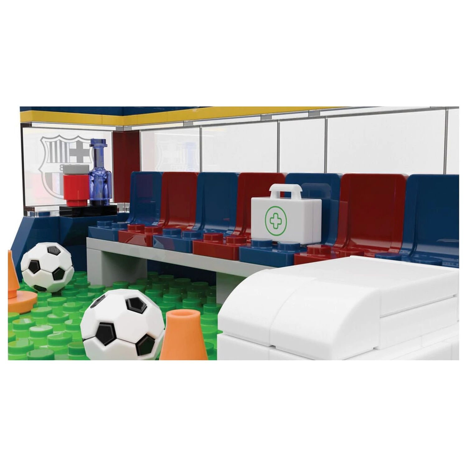 FC Barcelona Bank-Set mit Figuren 226-teilig Produktfoto