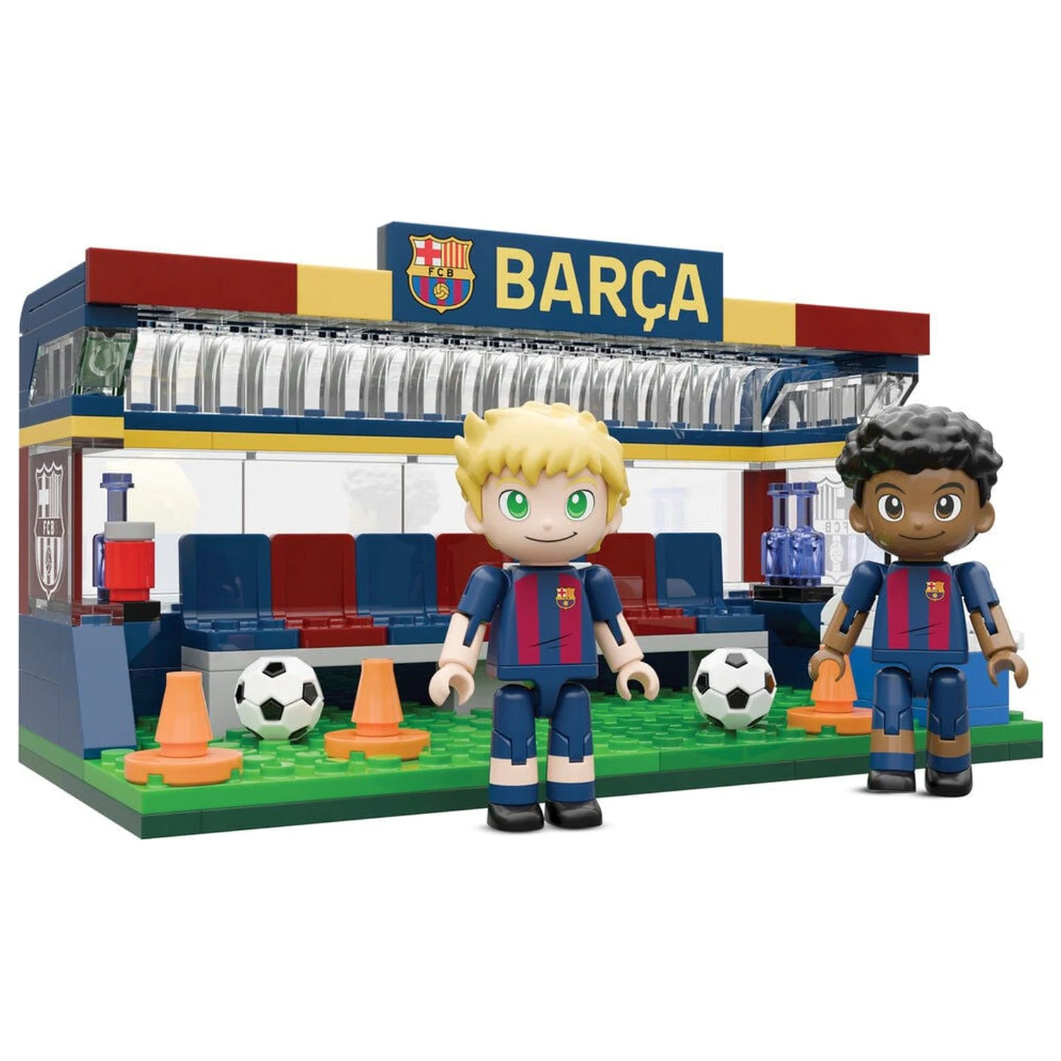 FC Barcelona Bank-Set mit Figuren 226-teilig Produktfoto
