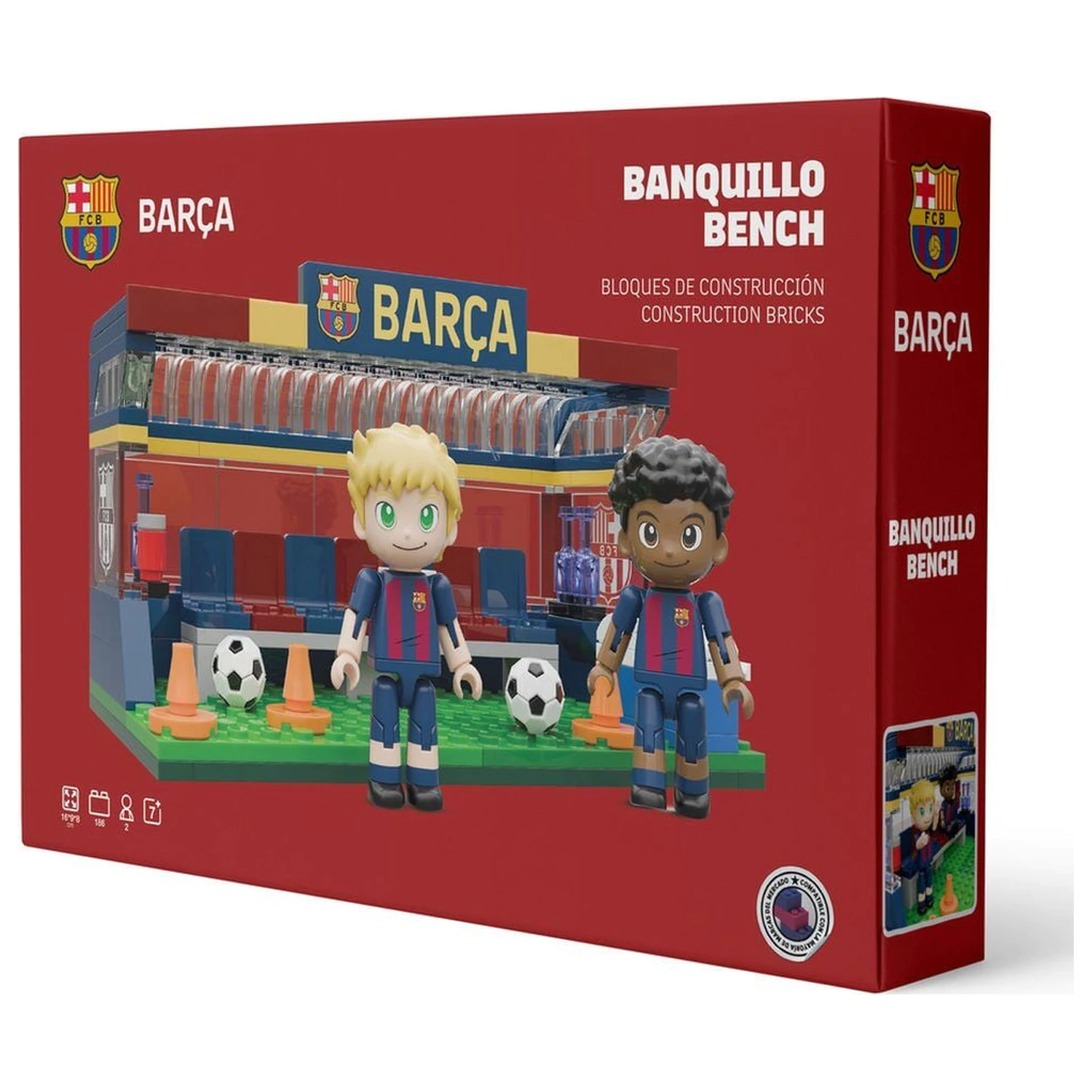 FC Barcelona Bank-Set mit Figuren 226-teilig Produktfoto