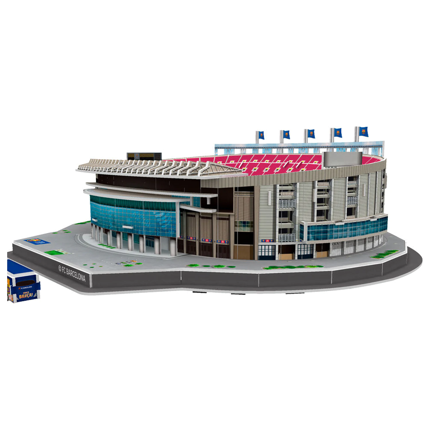 FC Barcelona Camp Nou Stadium 3D Puzzle 98 Teile Produktfoto