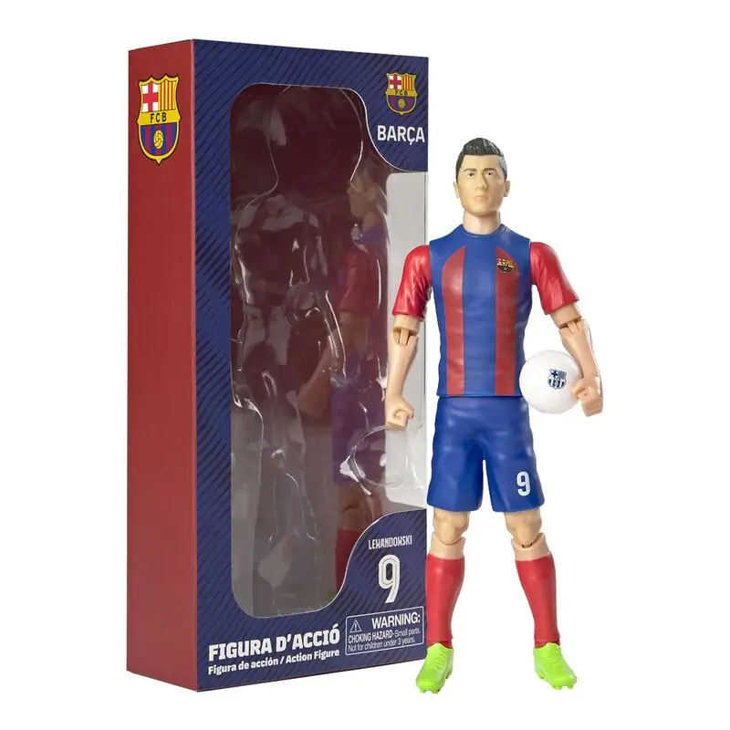 FC Barcelona Lewandowki Action Figur 20cm Produktfoto