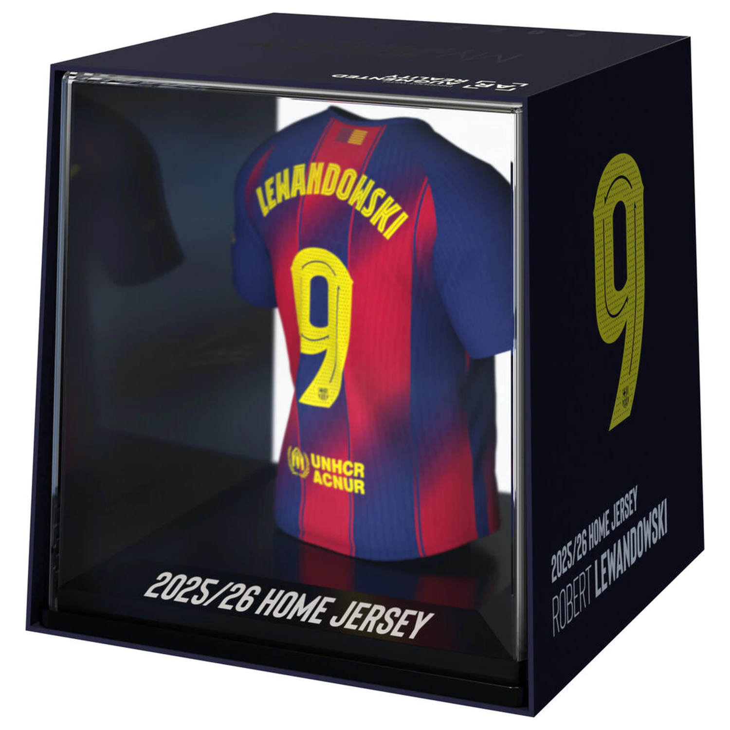FC Barcelona Lewandowski Mini-T-Shirt-Figur Produktfoto