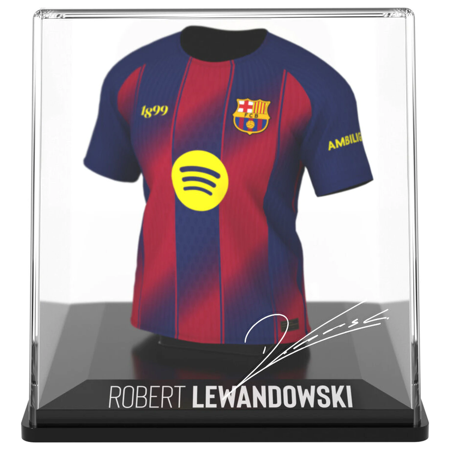 FC Barcelona Lewandowski Mini-T-Shirt-Figur Produktfoto