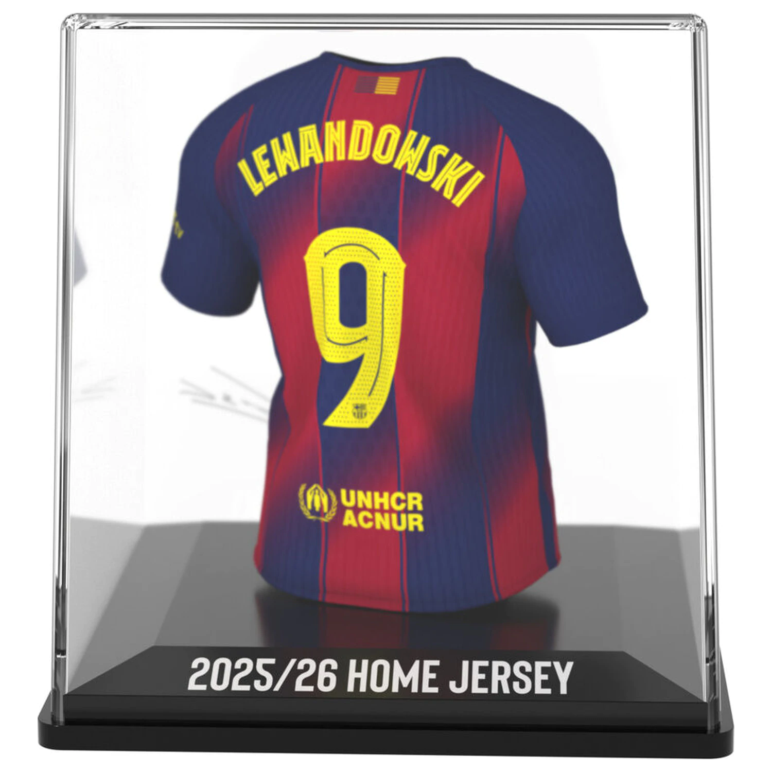 FC Barcelona Lewandowski Mini-T-Shirt-Figur Produktfoto