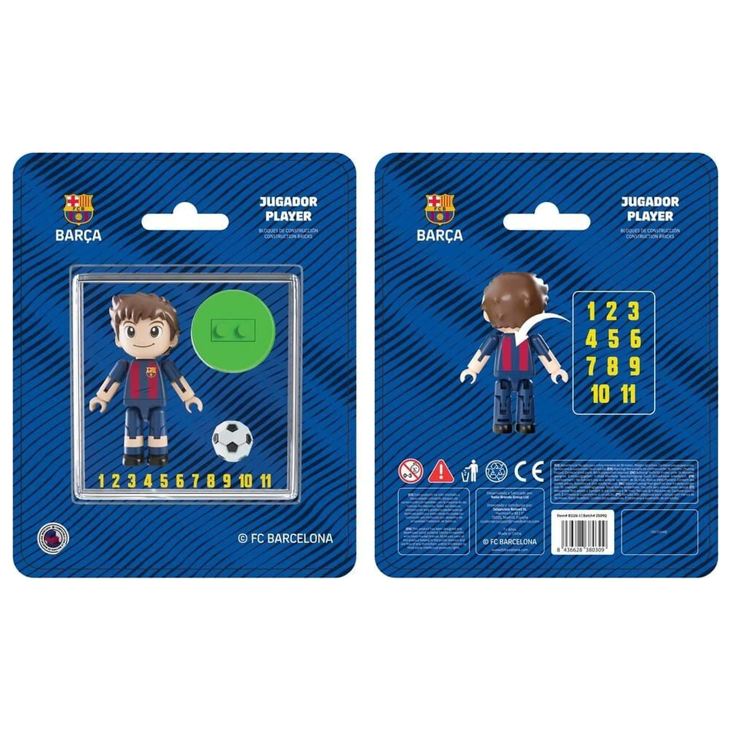 FC Barcelona Spieler Figur 4cm Produktfoto