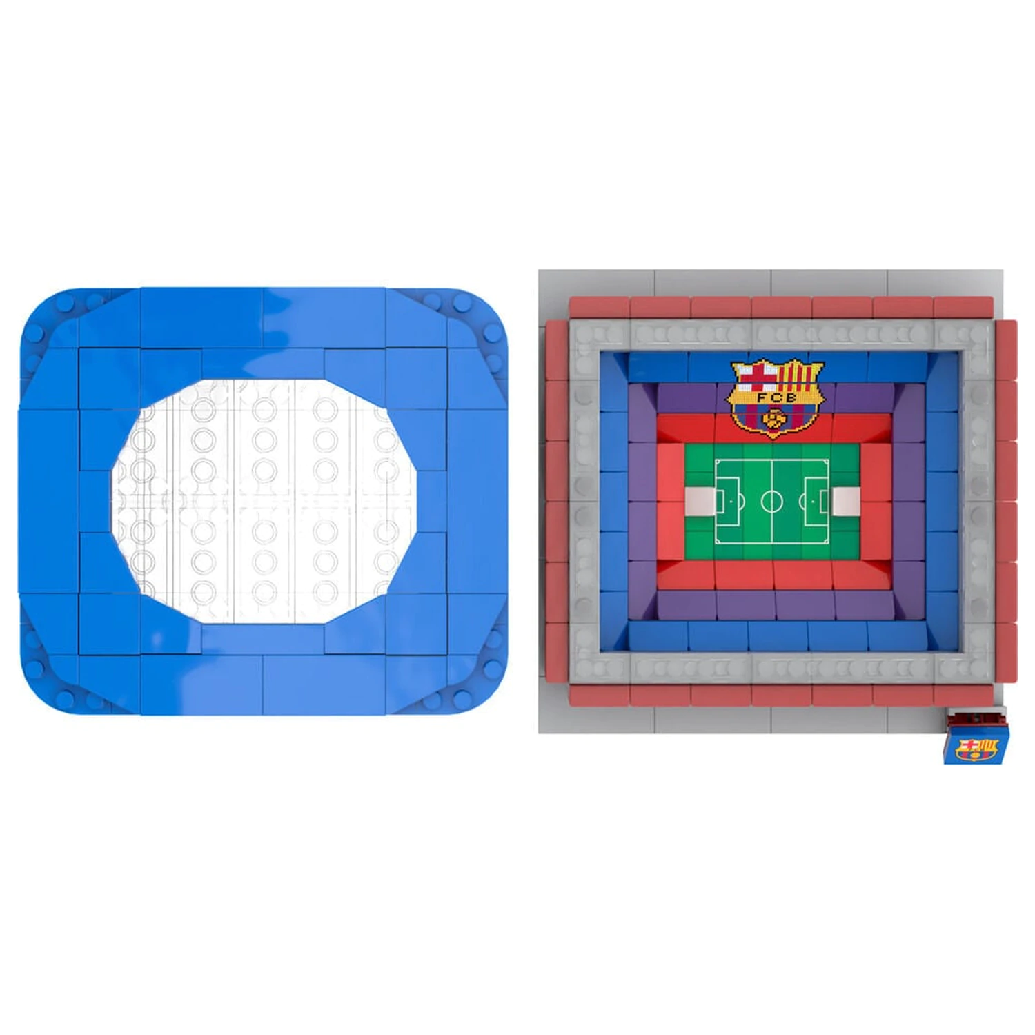 FC Barcelona Stadion Set 417 Teile Produktfoto