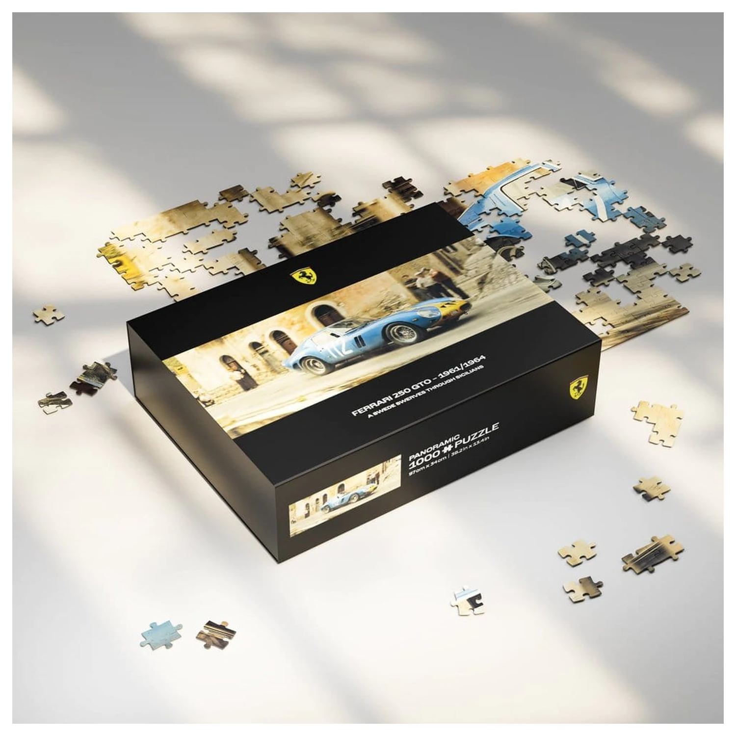 Ferrari 250GTO Premium Puzzle Ein Schwede kurvt durch Sizilianer (1000 Teile) 97 x 34 cm Produktfoto