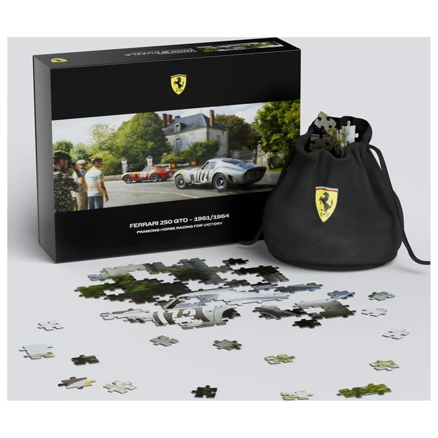 Ferrari 250GTO Premium Puzzle Prancing Horse Racing For Victory (1000 Teile) 97 x 34 cm Produktfoto