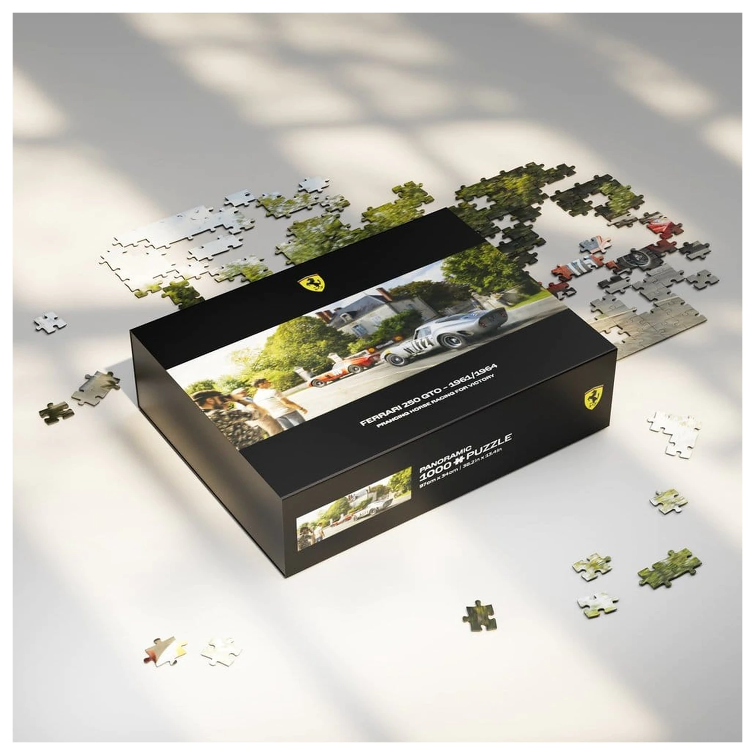 Ferrari 250GTO Premium Puzzle Prancing Horse Racing For Victory (1000 Teile) 97 x 34 cm Produktfoto