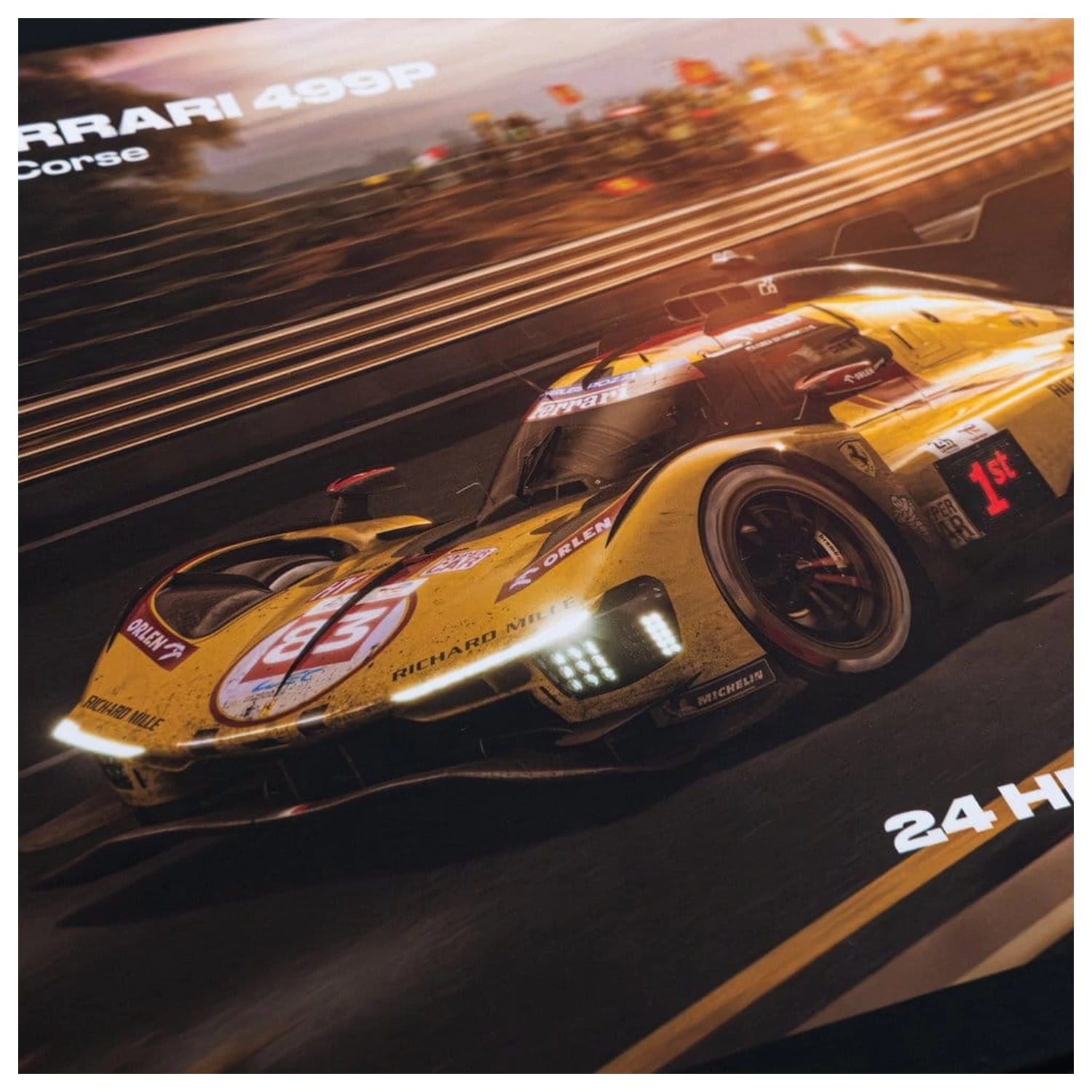 Ferrari AF Corse Puzzle 499P 24 Heures du Mans 2025 Winner (1000 Teile) 48 x 68 cm Produktfoto