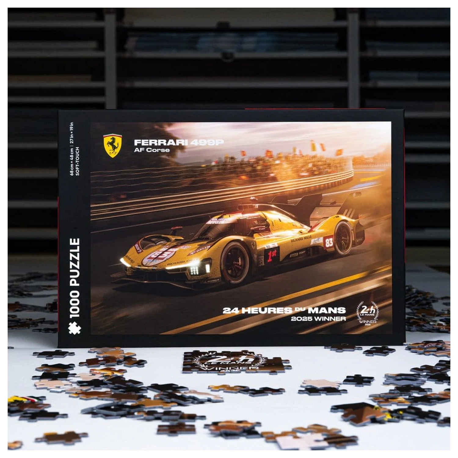 Ferrari AF Corse Puzzle 499P 24 Heures du Mans 2025 Winner (1000 Teile) 48 x 68 cm Produktfoto