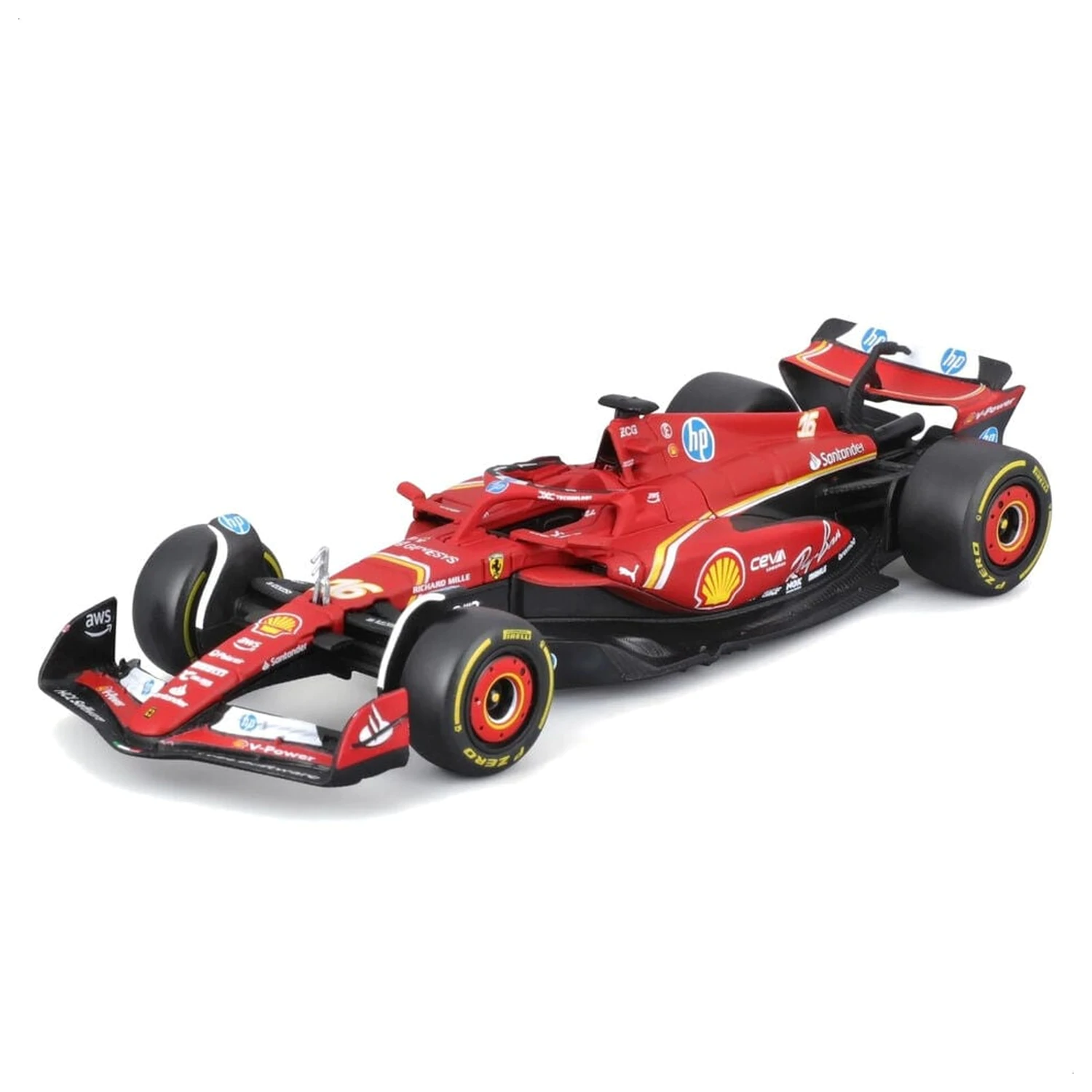 Ferrari F1 2023 Diorama-Box Produktfoto
