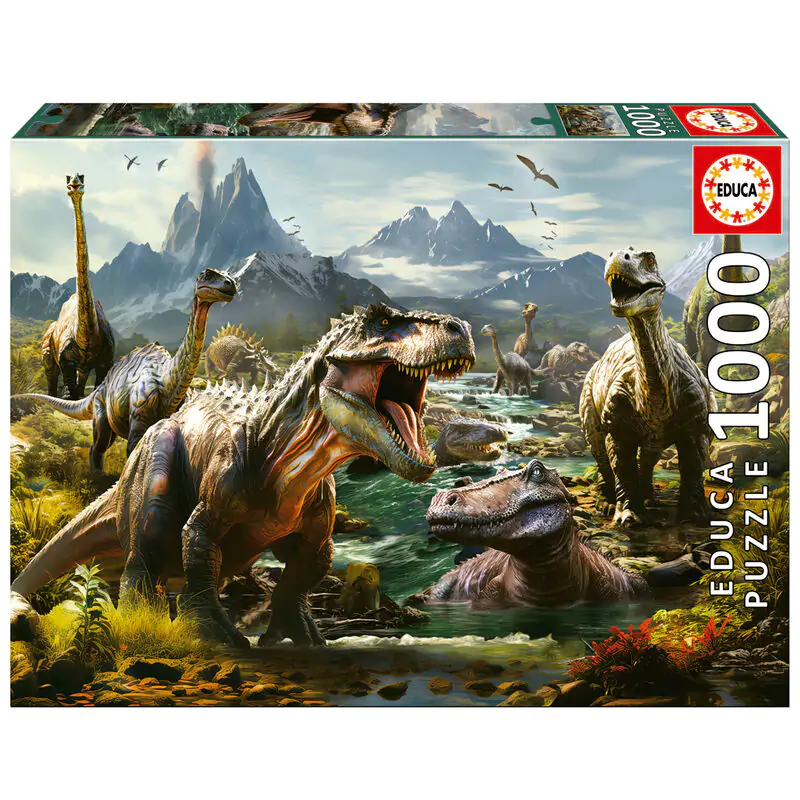 Fierce Dinosaurs Puzzle 1000St Produktfoto
