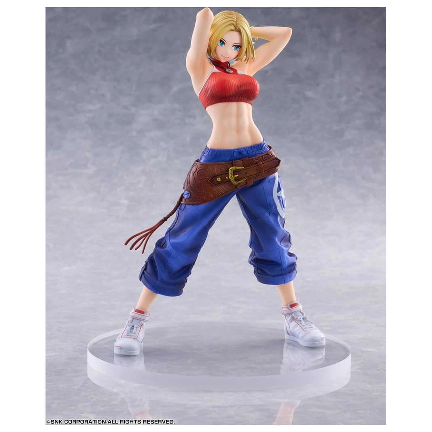 Fighting Girls Collection The King of Fighters XV PVC Figur 1/7 Blue Mary AmiAmi Limited Edition 26 cm Produktfoto