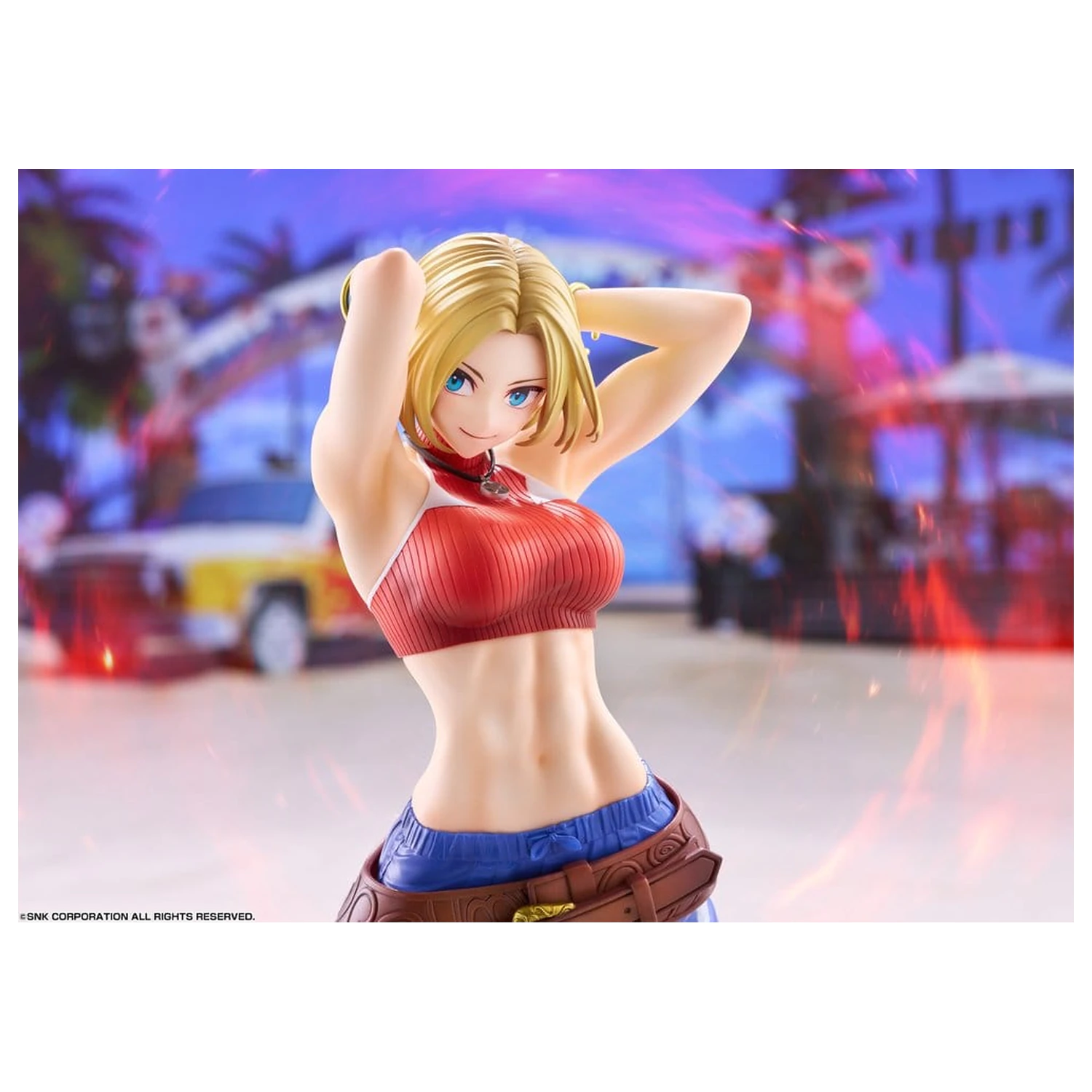 Fighting Girls Collection The King of Fighters XV PVC Figur 1/7 Blue Mary 26 cm Produktfoto