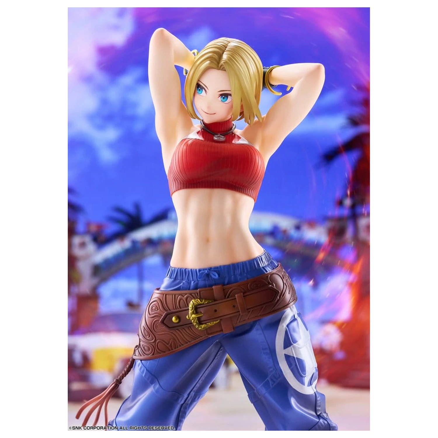 Fighting Girls Collection The King of Fighters XV PVC Figur 1/7 Blue Mary 26 cm Produktfoto