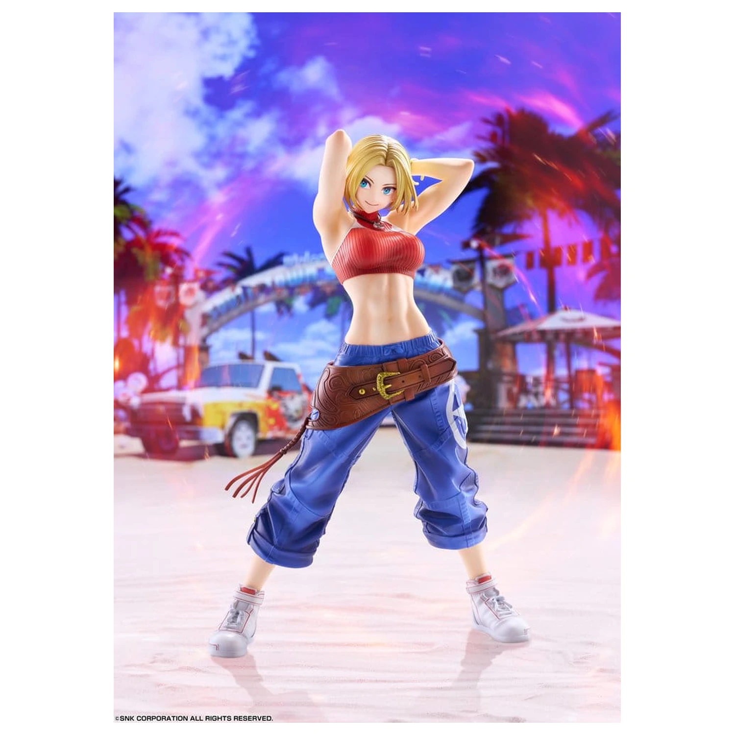 Fighting Girls Collection The King of Fighters XV PVC Figur 1/7 Blue Mary 26 cm Produktfoto