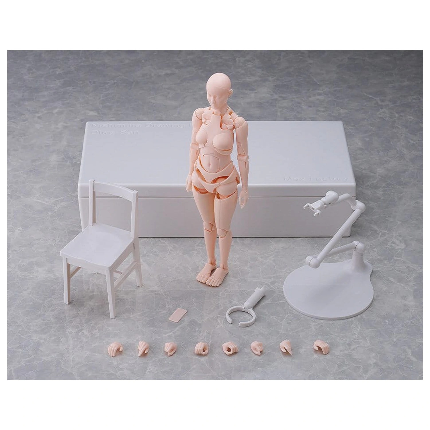 Figma Actionfigur Nishimura Style Zeichenpuppe Olive Flesh 21 cm Produktfoto