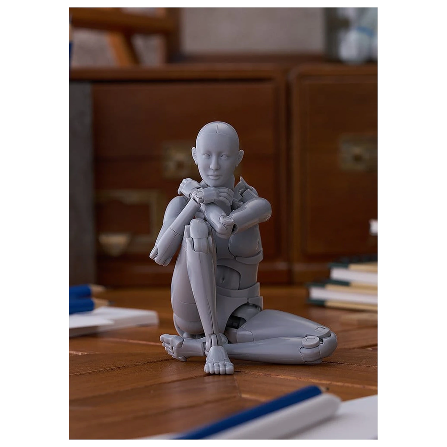 Figma Actionfigur Nishimura Style Drawing Doll Olive Gray 21 cm Produktfoto