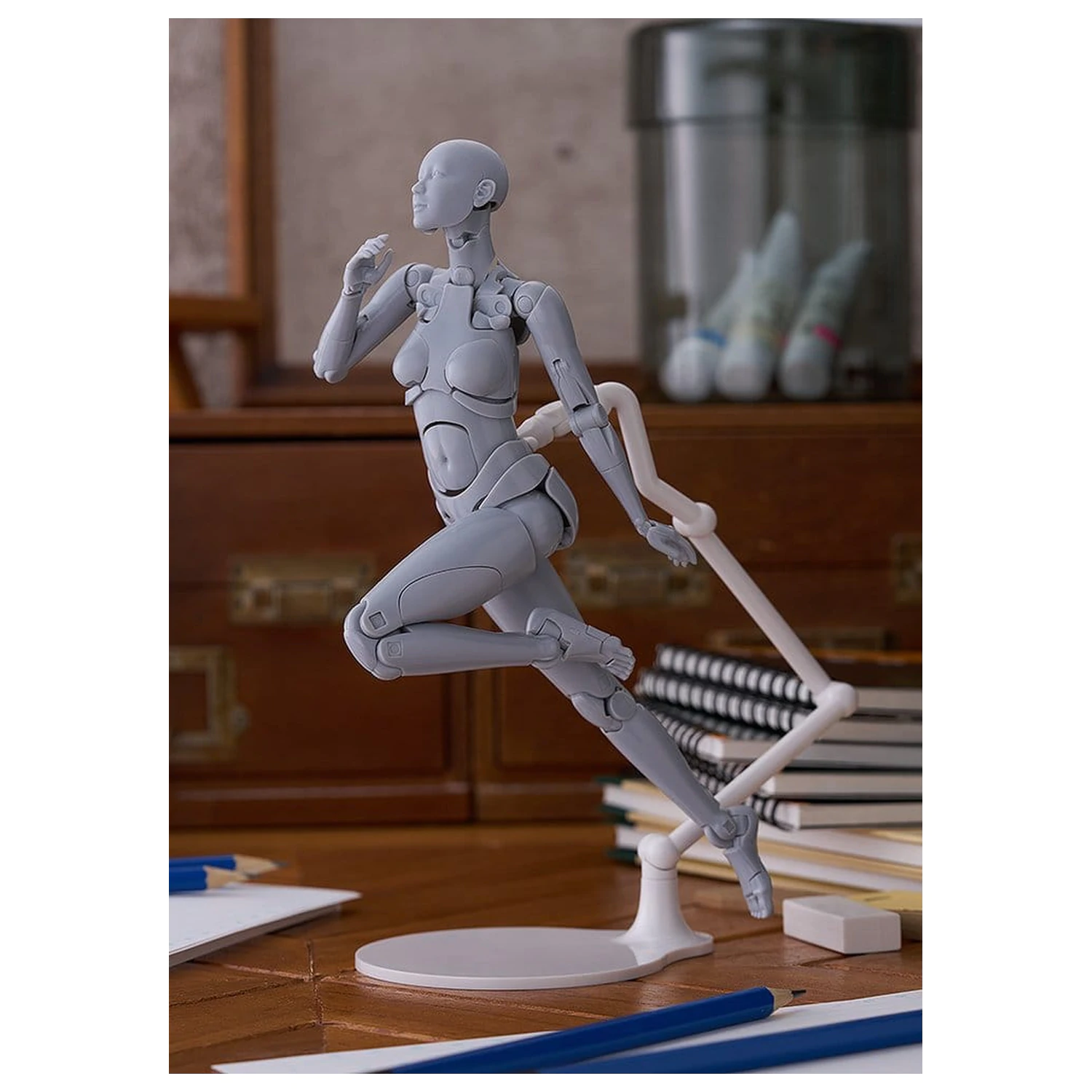 Figma Actionfigur Nishimura Style Drawing Doll Olive Gray 21 cm Produktfoto