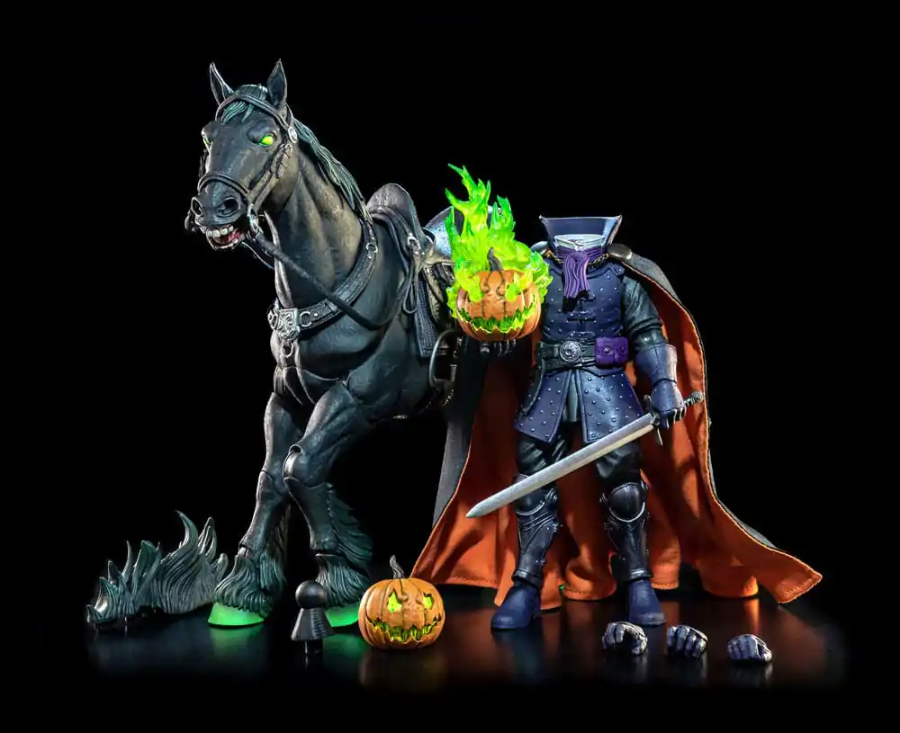 Figura Obscura Actionfigur Headless Horseman Green Spectral termékfotó