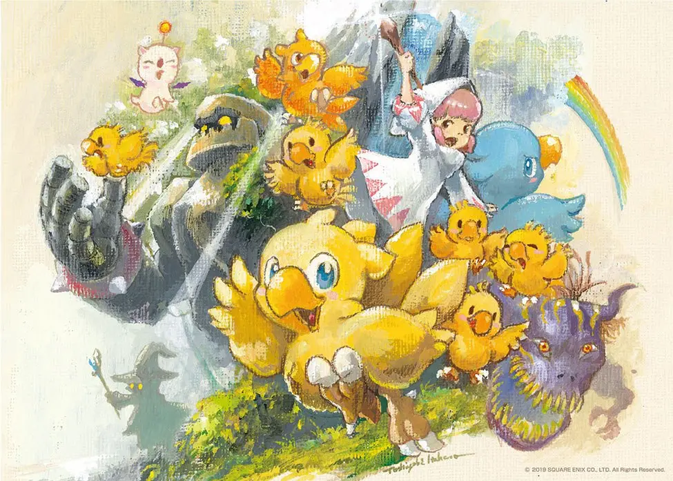Final Fantasy Puzzle Chocobo Party Up! (1000 Teile) Produktfoto