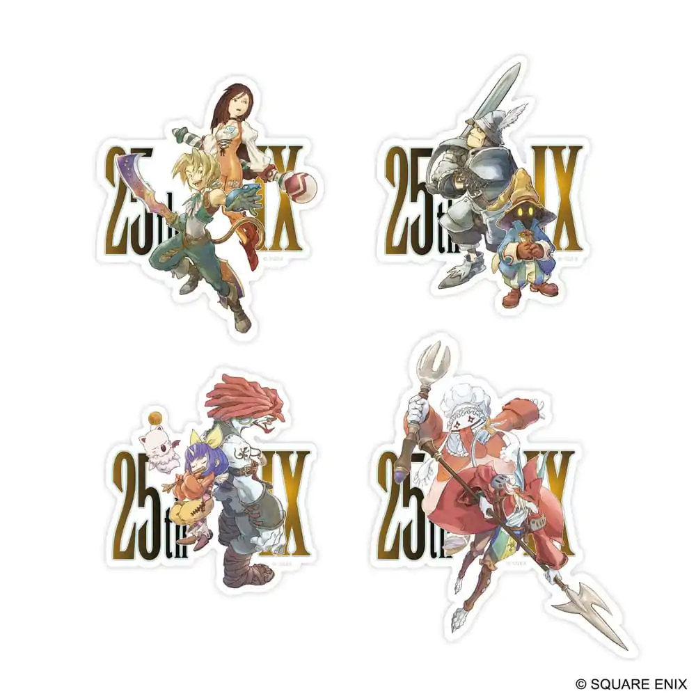 Final Fantasy IX Aufkleber-Set 25th Anniversary Produktfoto