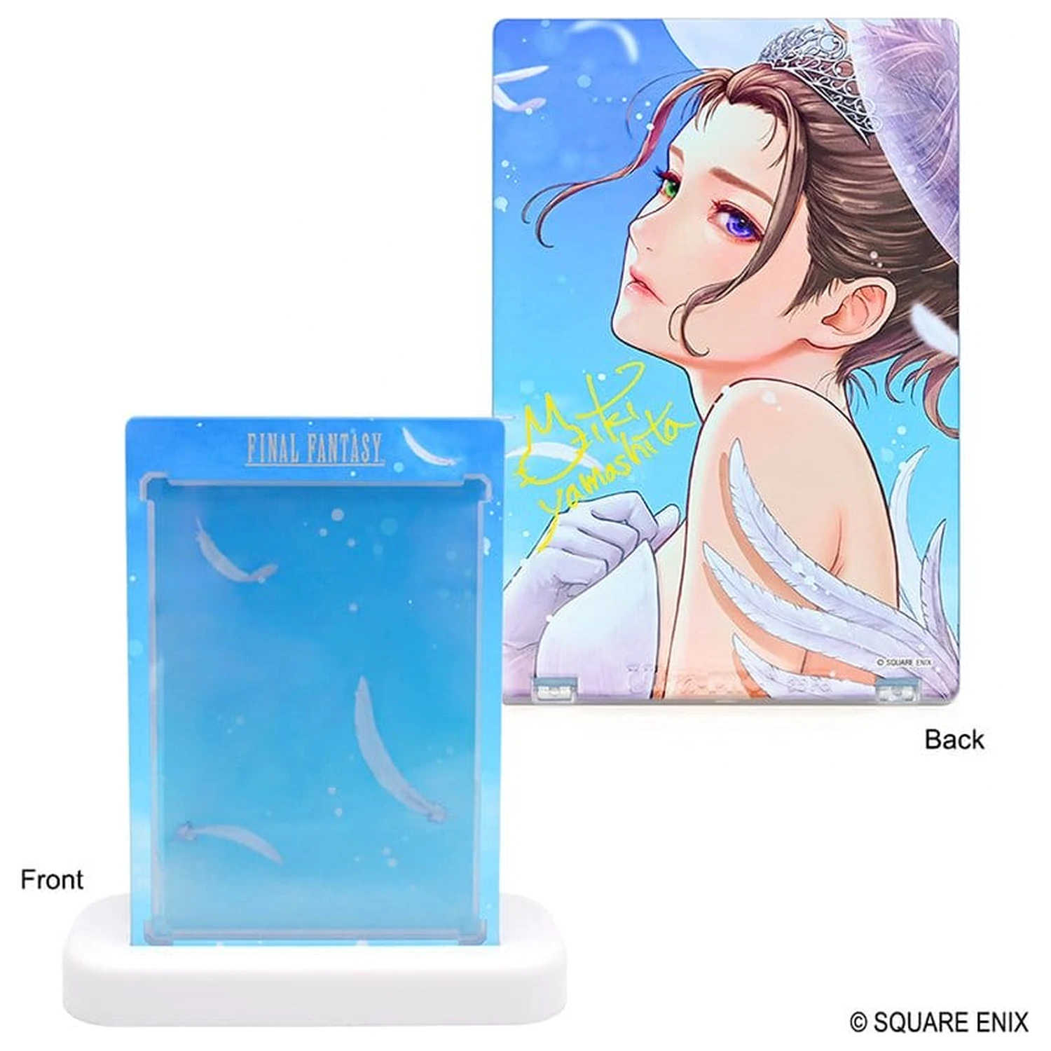 Final Fantasy One Touch Edge Magnetischer Kartenhalter Sonderausgabe Yuna Wedding Dress Produktfoto
