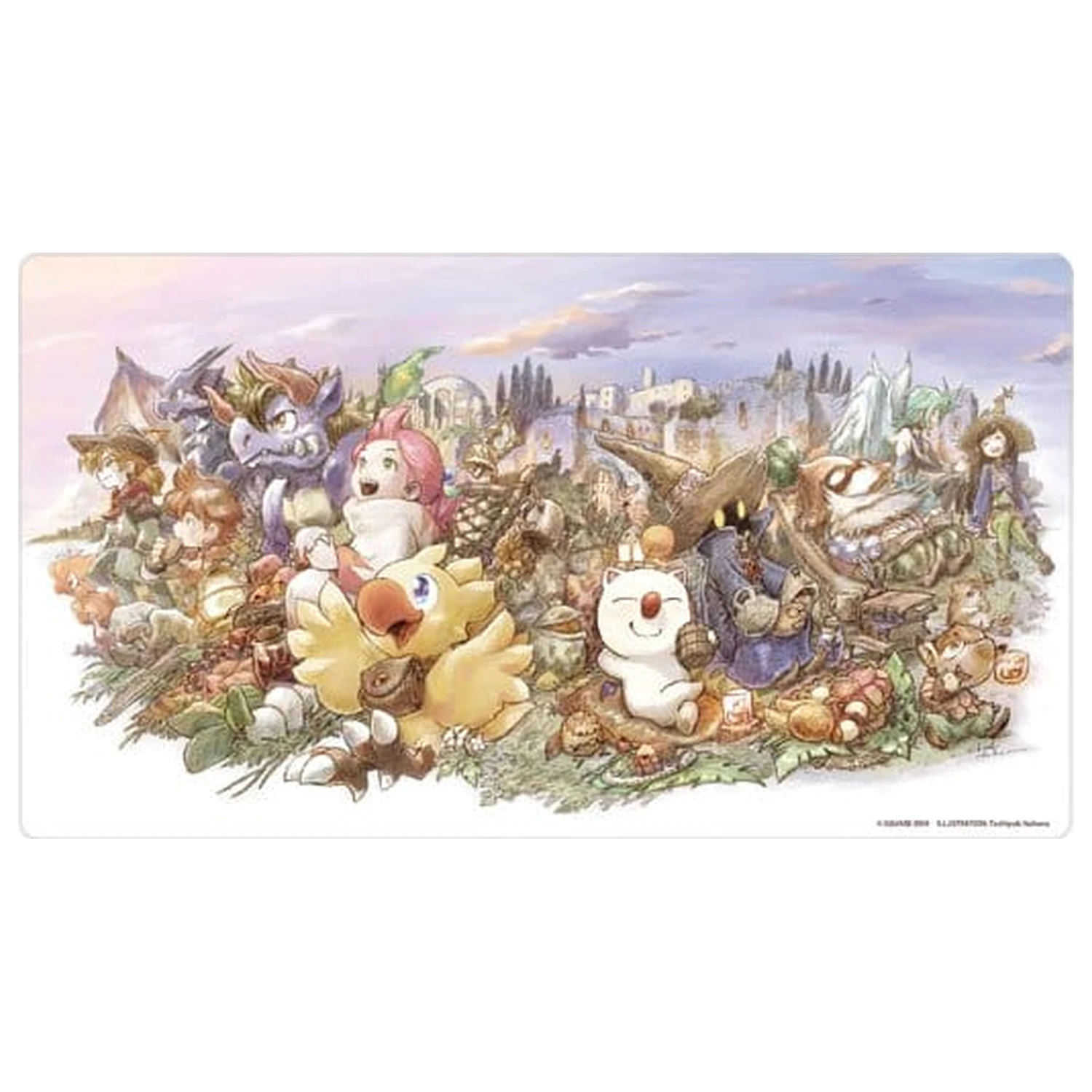 Final Fantasy Spielmatte Chocobo & Friends 61 x 34 cm Produktfoto