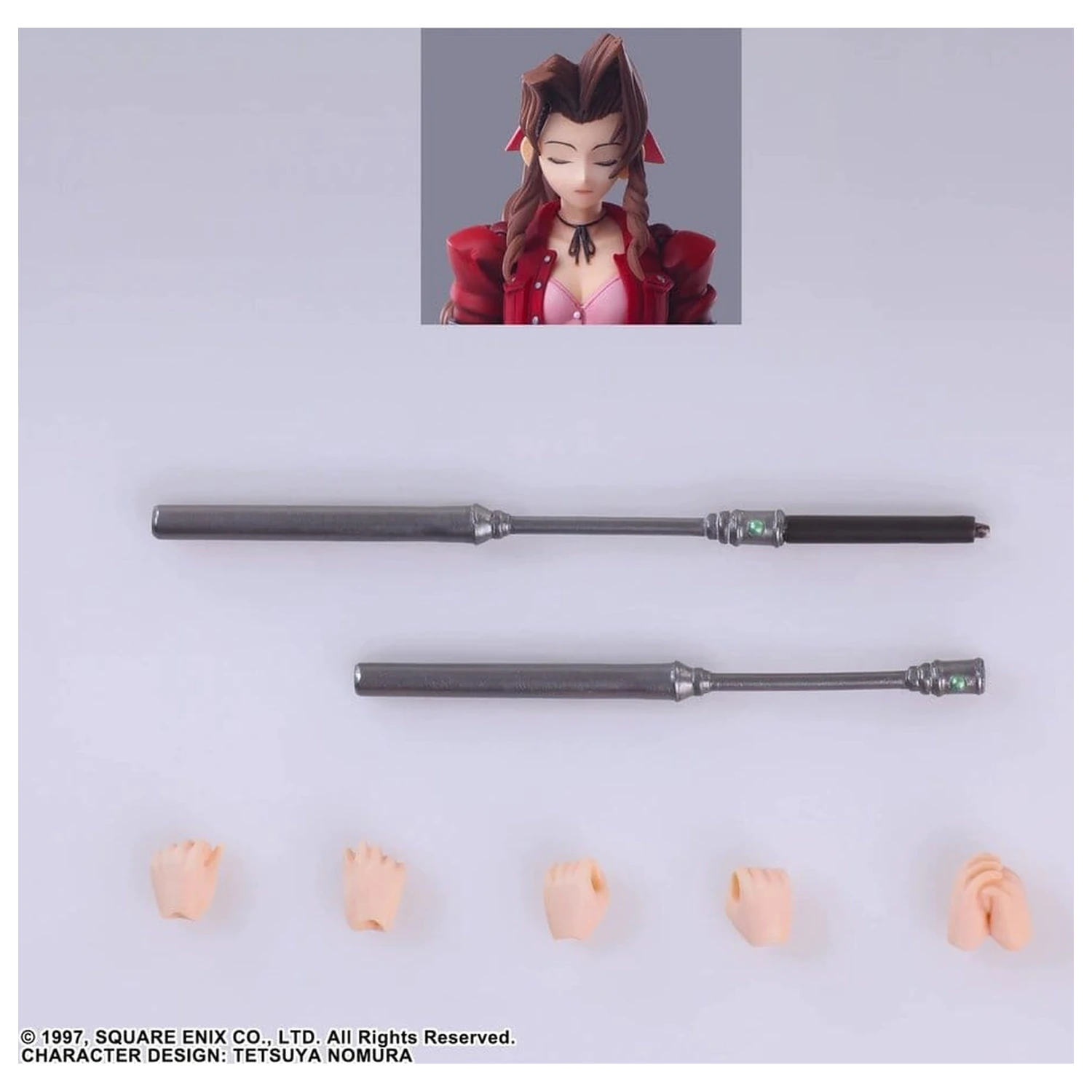 Final Fantasy VII Bring Arts Actionfigur Aerith Gainsborough Digital Plus Edition 14 cm Produktfoto